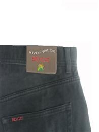 bio cat jeans - Pantaloni jeans 'Vivi e vesti bio' in denim di cotone biologico - blu denim